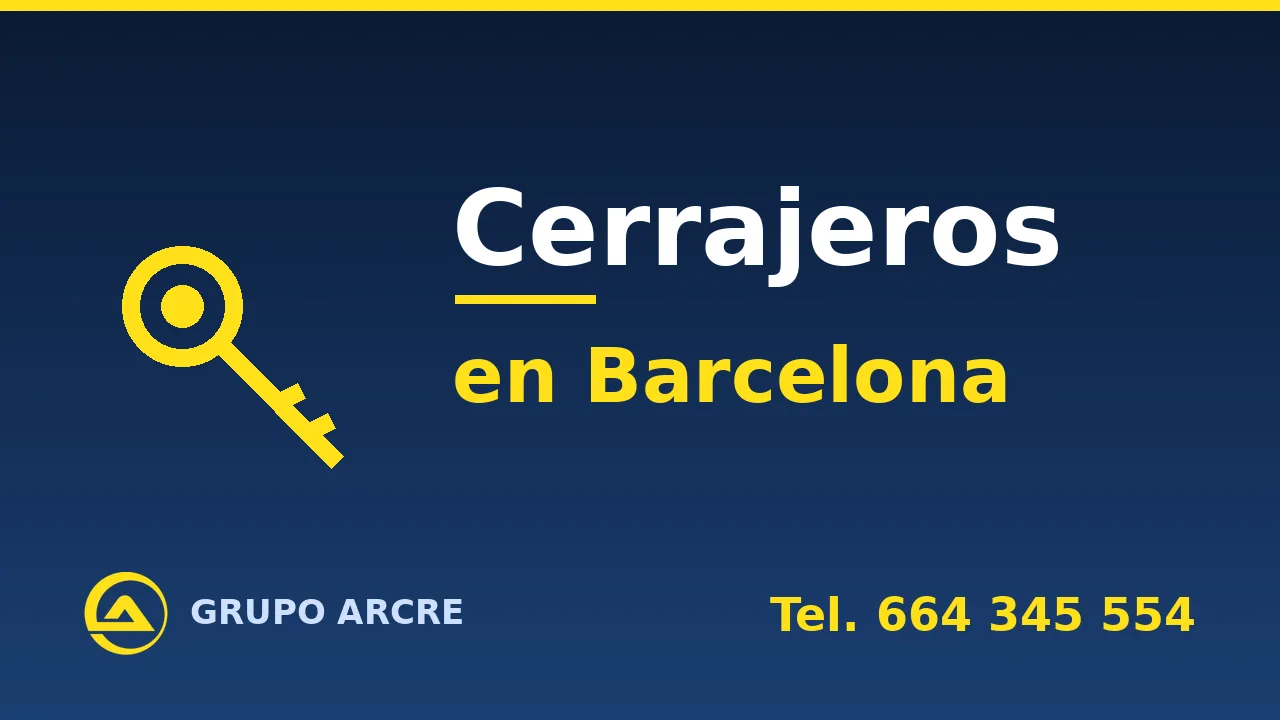 Cerrajería profesional en Barcelona